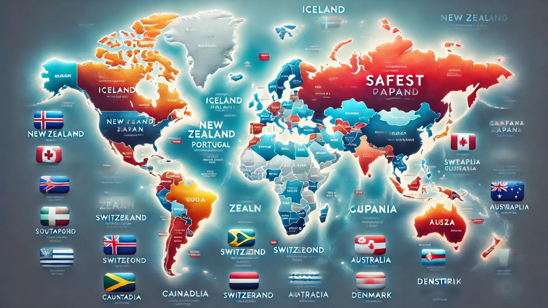 Países mais seguros do mundo para viajar em 2025 - InfoFinanceira