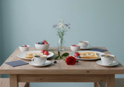 Como fazer um café da manhã romântico simples e barato?